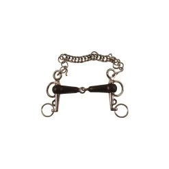 Baby Pelham Single Jointed Rubber Covered