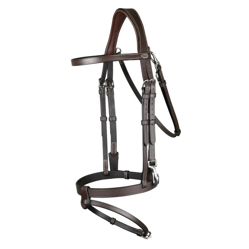 Dyon Working Collection Bridle Clips Brown 2 Dyon Working Collection Bridle Clips Brown - Image 2
