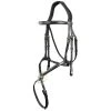 Dyon D Collection Figure 8 Noseband Bridle Black