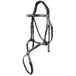 Dyon D Collection Figure 8 Noseband Bridle Black