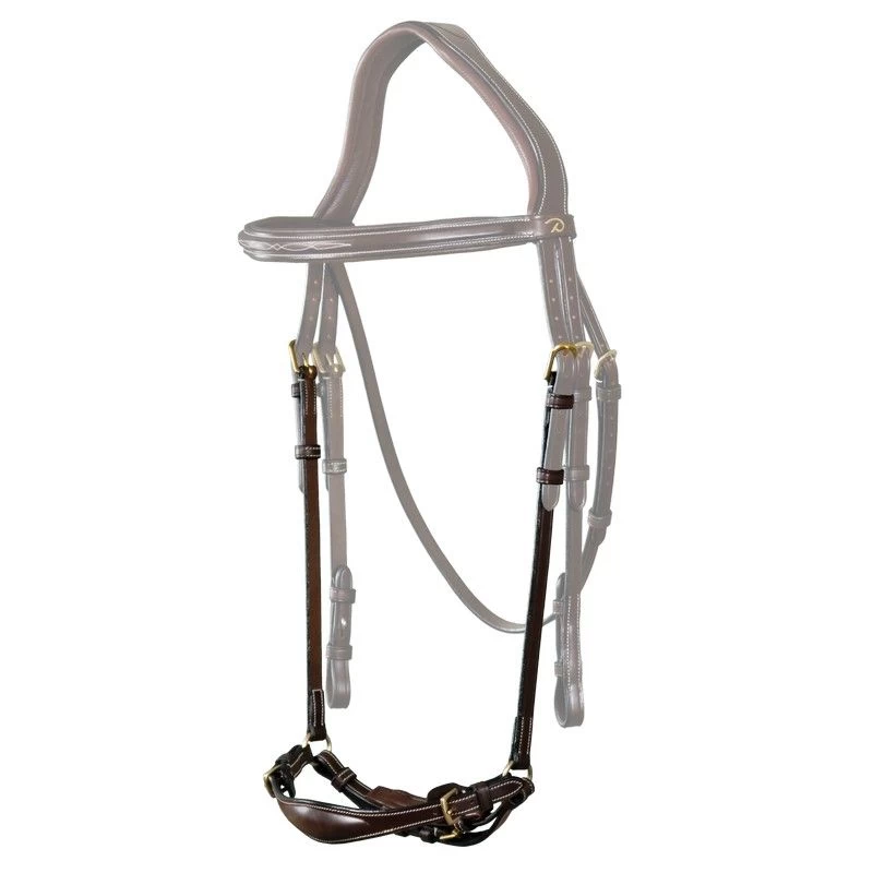 Dyon D Collection Drop Noseband Brown 1 Dyon D Collection Drop Noseband Brown