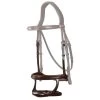 Dyon New English Collection Double Noseband Brown