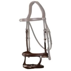 Dyon New English Collection Double Noseband Brown