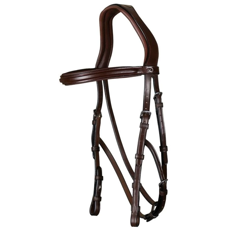 Dyon New English Collection Hackamore Bridle Brown 2 Dyon New English Collection Hackamore Bridle Brown - Image 2