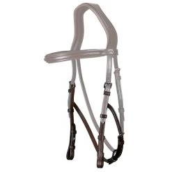 Dyon New English Collection Hackamore Cheek Pieces Brown