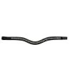 Dyon D Collection V White Swarovski Browband Black