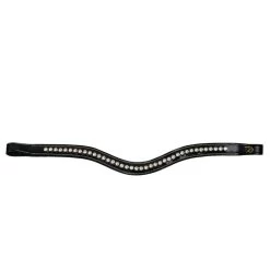 Dyon D Collection V White Swarovski Browband Black