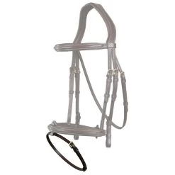 Dyon D Collection Flat Flash Noseband Strap 10mm Black