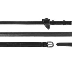 Dyon Working Collection Rubber Reins 13mm Black