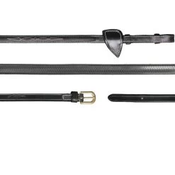 Dyon D Collection Rubber Reins 13mm Black