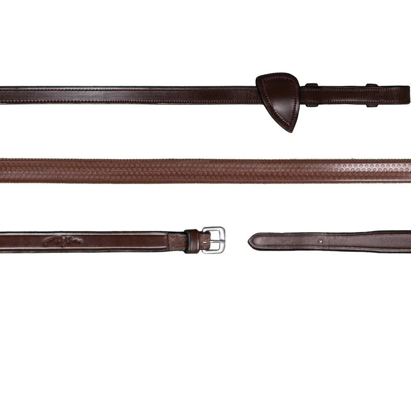 Dyon New English Collection Rubber Reins 13mm Brown 1 Dyon New English Collection Rubber Reins 13mm Brown