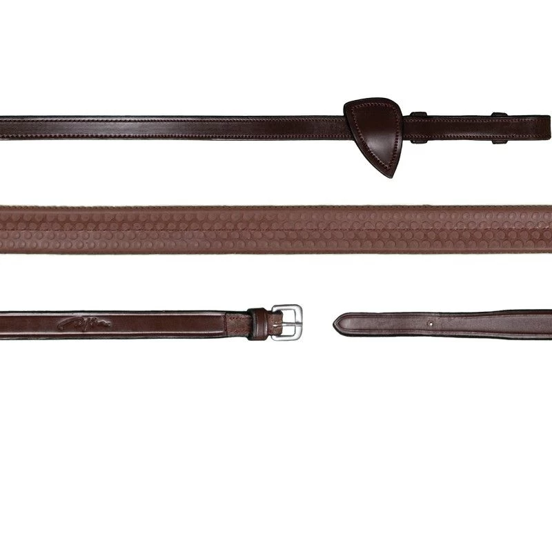 Dyon New English Collection Rubber Reins 16mm Brown 1 Dyon New English Collection Rubber Reins 16mm Brown
