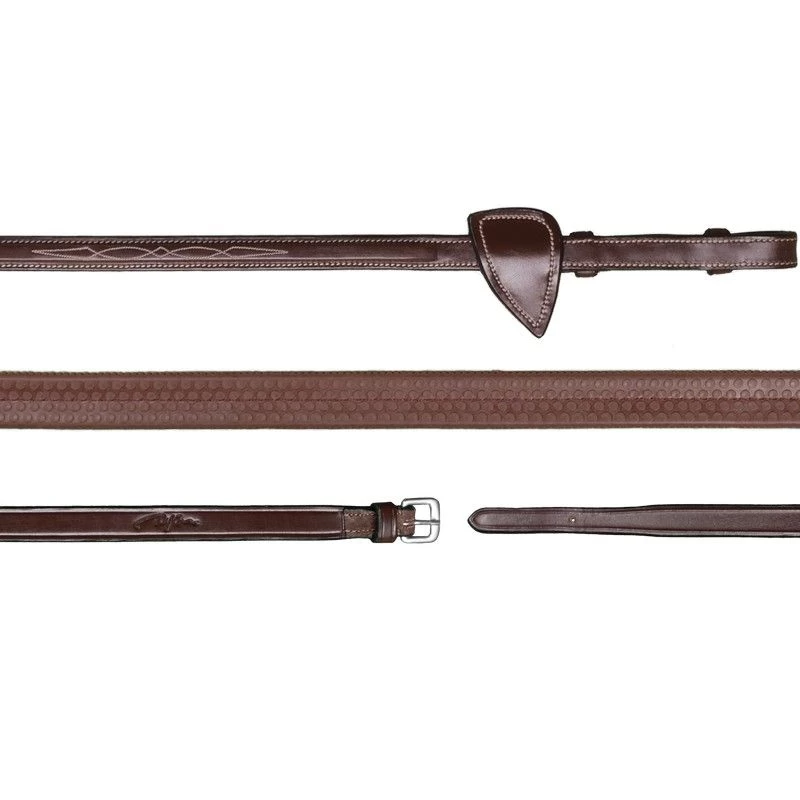 Dyon US Collection Rubber Reins 16mm Brown 1 Dyon US Collection Rubber Reins 16mm Brown