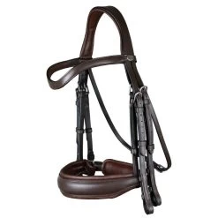 Dyon Working Collection Double Bridle Matt Brown