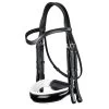 Dyon Working Collection Double Bridle Patent White Black