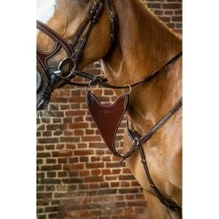 Dyon D Collection Elastic Martingale Attachment Brown -Sports - Equestrian 10818
