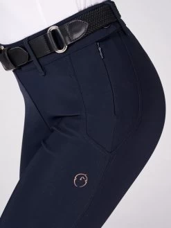 Vestrum Ladies Riding Breeches Knee Grip Coblenza Navy -Sports - Equestrian 11203