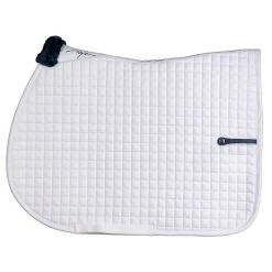 Dyon Show Jumping Saddle Pad White