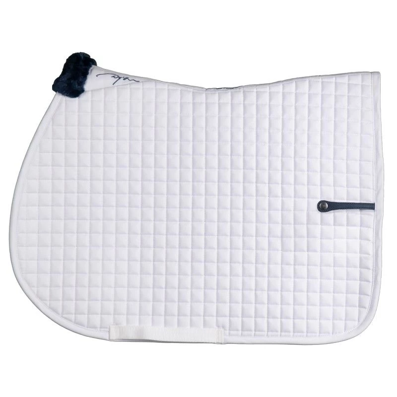 Dyon Show Jumping Saddle Pad White