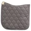 Dyon Corduroy Dressage Saddle Pad Grey