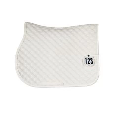 Dyon Saddle Pad Jumping All Purpose D Pad White