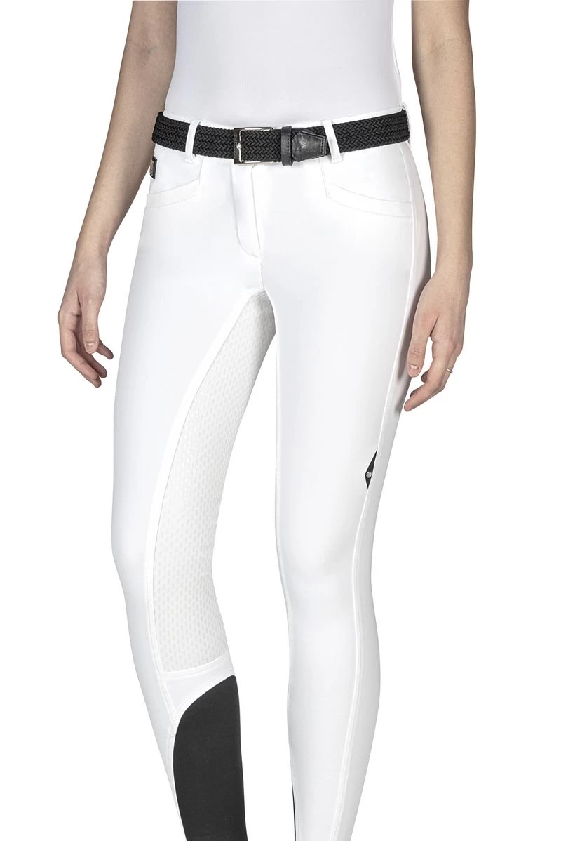 Equiline Riding Breeches Full Seat X-Grip Cedar White 1 Equiline Riding Breeches Full Seat X-Grip Cedar White