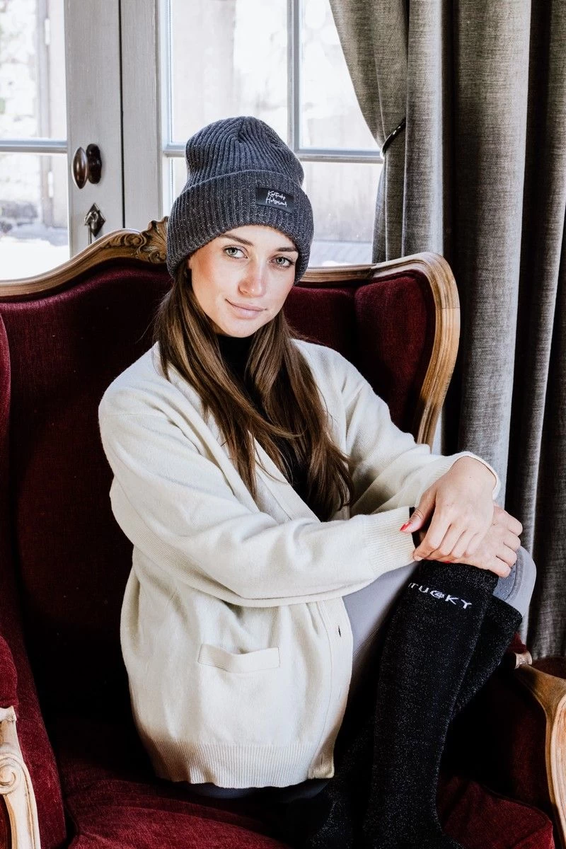 Kentucky Horsewear Beanie Glitter Grey 2 Kentucky Horsewear Beanie Glitter Grey - Image 2