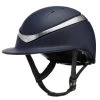 Charles Owen Riding Helmet Halo Luxe Platinum Navy