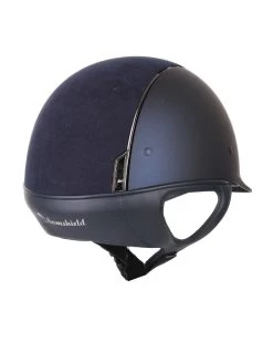 Samshield Shadowmatt Alcantara Top Riding Helmet Navy -Sports - Equestrian 12342