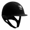 Samshield Shadowmatt Riding Helmet Alcantara Top Black