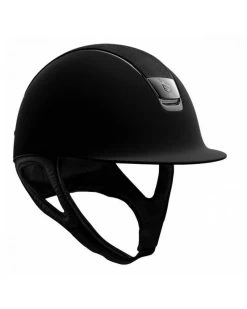 Samshield Shadowmatt Riding Helmet Alcantara Top Black