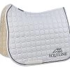 Equiline Saddle Pad Outline Dressage White