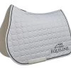 Equiline Saddle Pad Outline Jumping White