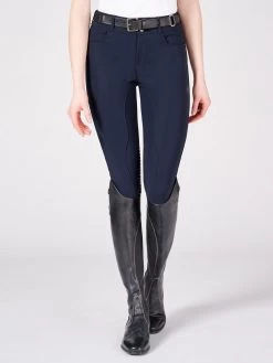 Vestrum Ladies Riding Breeches Knee Grip Syracuse Navy