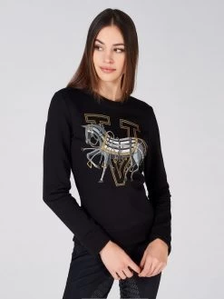 Vestrum Sweater Ladies Nassau Black -Sports - Equestrian 12849