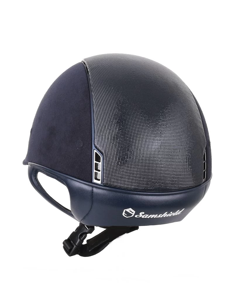 Samshield Premium Riding Helmet Shimmer Crystal Navy 4 Samshield Premium Riding Helmet Shimmer Crystal Navy - Image 4