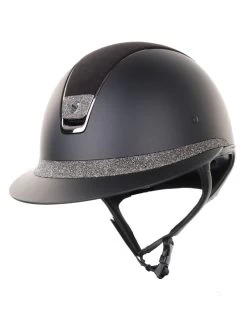 Samshield Miss Shield Alcantara Swarovski Blazon Frontal Band Eclipse Black