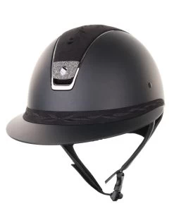 Samshield Miss Shield Flower Embroidery Swarovski Blazon Black