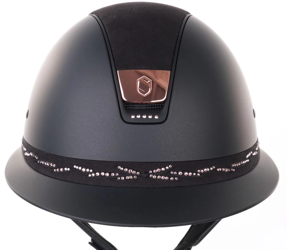 Samshield Miss Shield Flower Swarovski Pink Frontal Band Black 3 Samshield Miss Shield Flower Swarovski Pink Frontal Band Black - Image 3