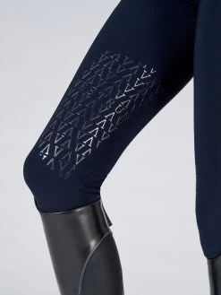 Vestrum Ladies Riding Breeches Knee Grip Lazise Navy -Sports - Equestrian 13321