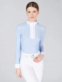 Vestrum Show Shirt Long Sleeves Ladies Calascio Sky Blue