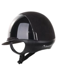 Samshield Miss Shield Shadowglossy Alcantara Aztec Black -Sports - Equestrian 13361