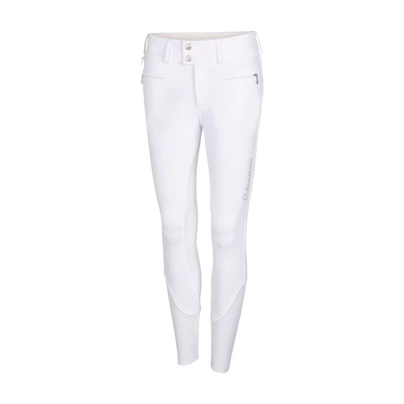 Samshield Riding Breeches Full Grip Ladies Clara High Waist White TT 4 Samshield Riding Breeches Full Grip Ladies Clara High Waist White TT - Image 4