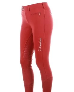 Samshield Riding Breeches Full Grip Ladies Diane Persian Red Rose Gold -Sports - Equestrian 13625