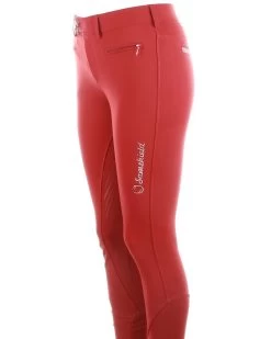 Samshield Riding Breeches Full Grip Ladies Diane Persian Red Rose Gold