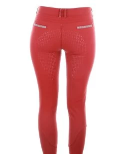 Samshield Riding Breeches Full Grip Ladies Diane Persian Red Rose Gold -Sports - Equestrian 13628