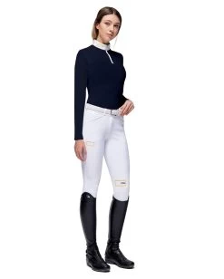 RG Riding Breeches Knee Grip Ladies With High Waist White 6 RG Riding Breeches Knee Grip Ladies With High Waist White -Sports - Equestrian 13810