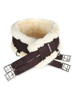 Equiline Girth Nylon With Wool Brown