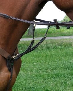LJ Leathers New Pro Breastplate With Elastic -Sports - Equestrian 2862