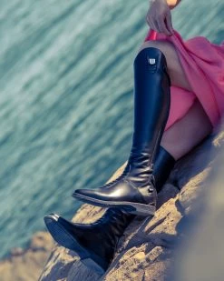 Tucci Riding Boots Calf Leather Harley Black Size 37 -Sports - Equestrian 306999840 5758216397574034 5879051271289748872 n